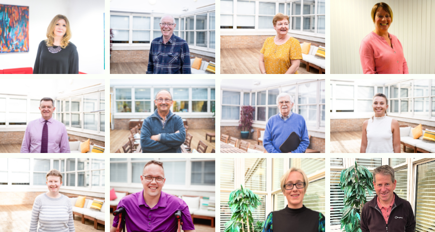 A 12 image collage featuring our board members.