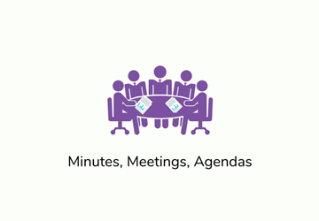 Minutes, Meetings, Agendas
